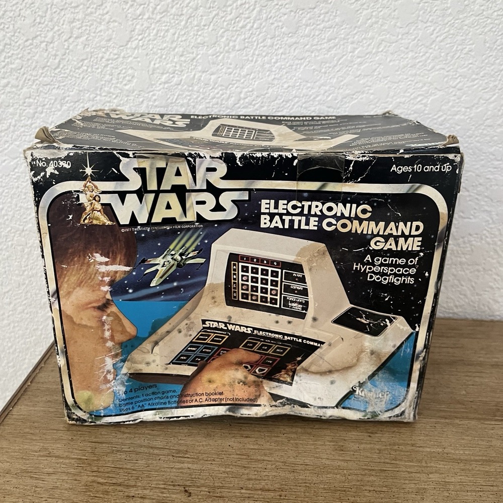Kenner Star Wars Electronic Battle Command Handheld Game 1977 MPN 40370 Read!